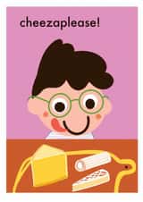 Cheese lovers greetings card for those people who just love fromage! 
Dot Rogers created by dorothea rogers