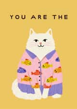 Cute Birthday Card – You Are the Cat’s Pyjamas created by Blossom Hound Designs
