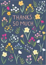 Pretty Thank You Card - Spring Flowers created by Pablo and Pickle Studio