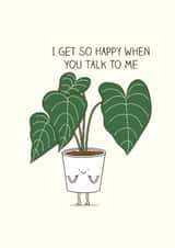 A Little Cute Plant card for Someone Special created by Milkyprint