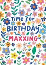 Funny Birthday Card For Friend - Birthday Maxxing created by Bellollage