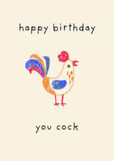 You Cock Birthday Card created by thelittleone