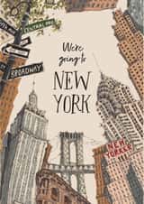 Classic Anniversary/Birthday Card - We're Going To New York - Surprise Trip Reveal created by Melissa James