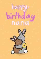 Cute nana birthday card created by Palette&Petal 