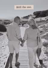 Personalised Anniversary Photo Card created by AniSomi - Classic Anniversary/Valentine's Day Card – Still the One
