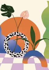Arty Just Because Card - Plant Shapes created by marthamade
