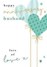 Classic Anniversary Card - For Husband - Balloons created by Michelle Fiedler Design