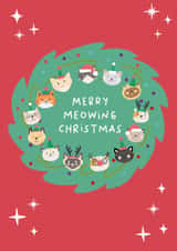 Christmas Card for Cat Lovers | Funny Christmas Card for Cat Lovers created by Xoxo Designs by Ruth 