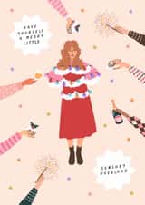 Funny Autism Christmas Card – Merry Little Sensory Overload -  Neurodivergent created by Sad Girl Illustration