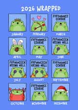 Funny Christmas Card - 2026 Wrapped! created by DesignShedCymru