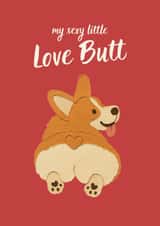 Sexy Corgi Couple Card created by With Love Laxmi