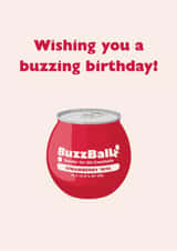 Funny Birthday Card - Strawberry Buzzballz created by ByAM