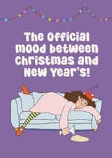Funny Christmas and New Year Mood Card created by Stretch&Scribble