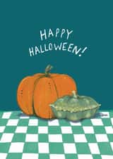 Classic Halloween Card - Pumpkin created by martha and hepsie ltd