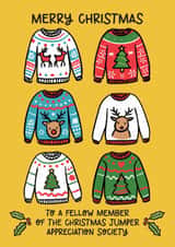 Christmas Jumpers Christmas Card created by Lyndsay Moon