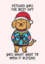 Happy Christmas From the Dog Card created by Lyndsay Moon
