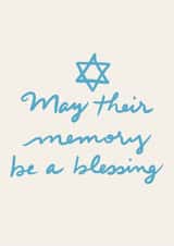 Jewish Sympathy Card created by Marni