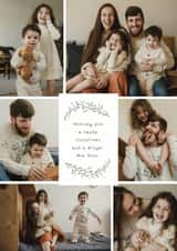 Personalised Christmas Photo Card created by Olivia Raufman Design - Classic Christmas Card - New Year - Multi Photo Frame