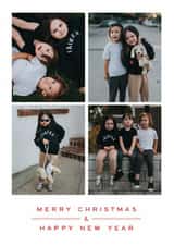 Personalised Christmas Photo Card created by Olivia Raufman Design - Classic Christmas Card - New Year - Multi Frame