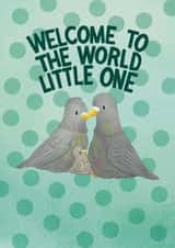 New Baby Pigeon Card- Welcome to the World Little One created by Pixiecraft