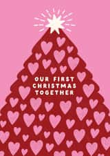 Classic Christmas Tree - 1st - Our First Christmas Together - Heart Tree created by Jess Shah