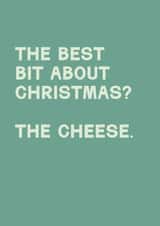 Funny Christmas Card - Christmas Cheese created by Lemon and Sugar 