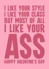 Rude Valentine's Card for Wife / Girlfriend created by Blind Faith