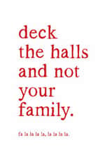 Funny Family Christmas Card, Christmas Song, Sarcastic Humor, Cheeky created by Kreate Paper Co.