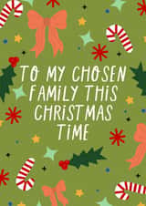 Chosen family at Christmas — loving for your friends you have made your family created by KATIE S