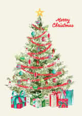 Classic Christmas Card - Tree created by Crumble and Core