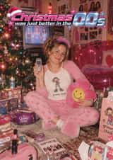 00s Christmas Nostalgia Funny Personalised Face Swap Card created by Vallely Studios