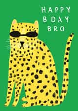 Bro Brother Leopard Cool Card created by Chinchi Things