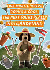 Funny Birthday Card - Wallace and Gromit - Really Into Gardening created by Wallace & Gromit