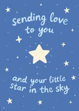 Classic Sympathy Card - Miscarriage - Sending Love To You created by Miscarriage UK