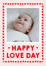 Personalised Valentines Day Photo Card created by Jennifer Lew - Classic Valentine's Day Card - Happy Love Day