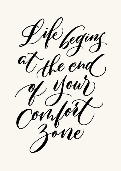 comfort zone Just because Card 1028 created by Leah Chong - Leah Design