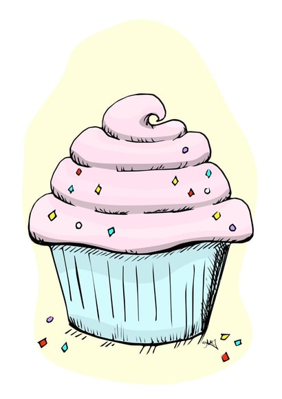 birthday cupcake Card 22378 created by Ashley Taylor