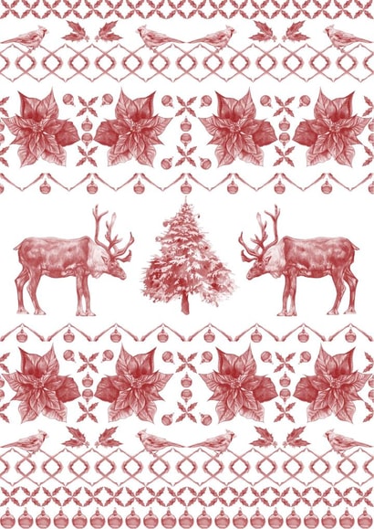 christmas nordic Christmas Card 22664 created by Deborah Ballinger