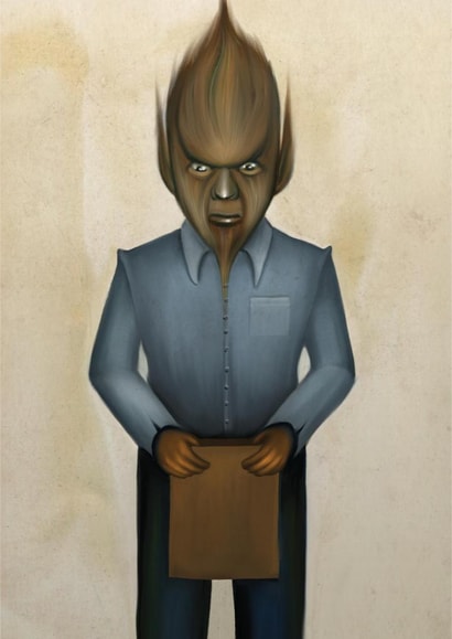 Halloween Wolfman Card 23123 created by Jorge Mendez