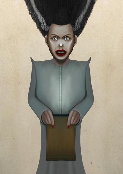 Bride Halloween Card 23124 created by Jorge Mendez