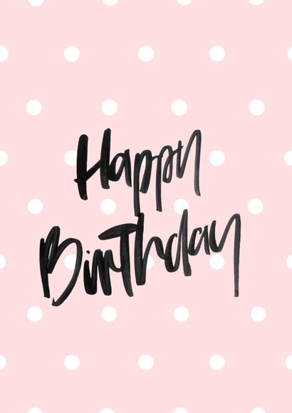 Happybirthday Girl Birthday Card 23131 created by lowkey print studio