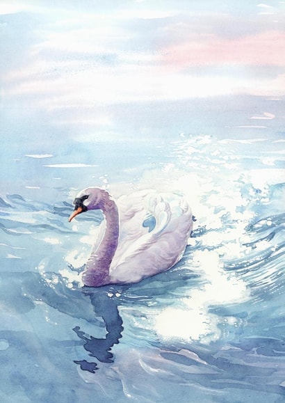 Grace swan Card 22749 created by L i z H a n k i n s