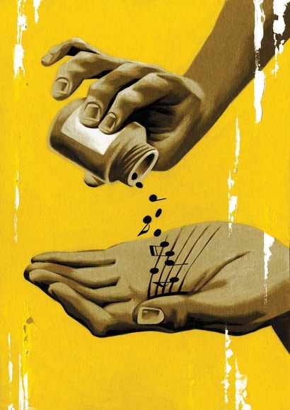 music notes Card 23303 created by Thomas Fuchs