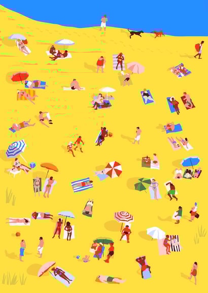 beach summer Card 23356 created by Jens Magnusson