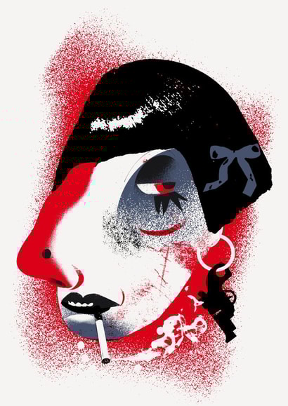 vintage portrait Card 23359 created by Jens Magnusson