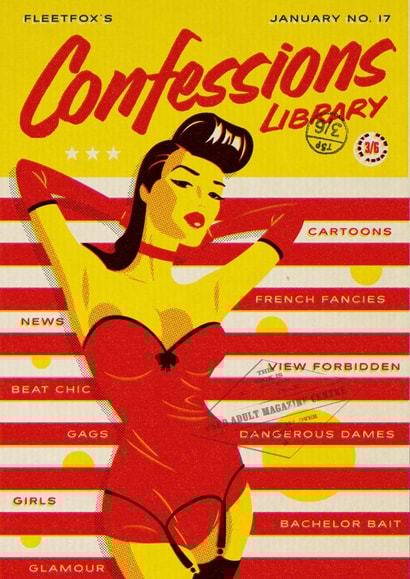 Confessions burlesque Card 23592 created by Rian Hughes