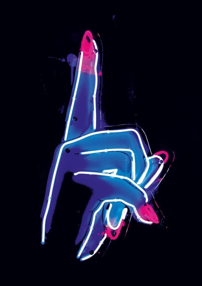 hand shh Card 23602 created by Rian Hughes