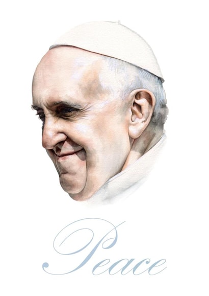 Arty pope Faith Card 23672 created by Davide Morettini