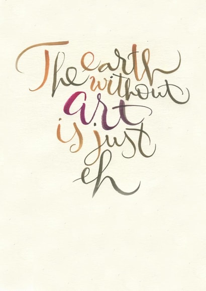 Encouragement for creatives and artists created by Esther Gordo