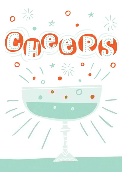 Contemporary Illustration Congratulations Card 1359 created by Doo Daa Studio